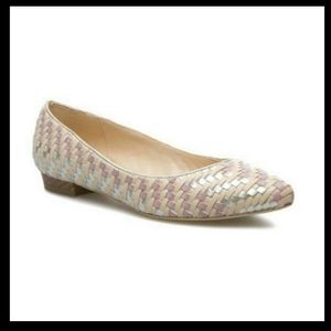 SD pointed toe woven flats